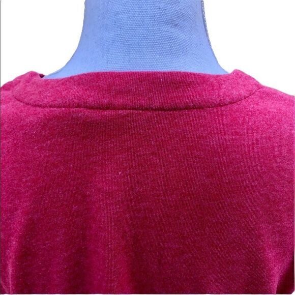 MOUNTAIN LAKE Petit Short Sleeve Red Blouse Size PL - Picture 4 of 6